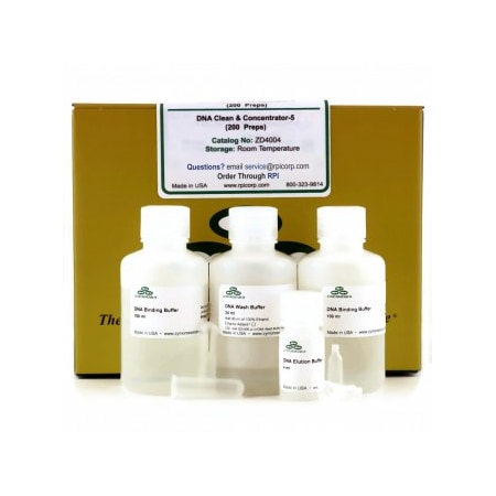 Zymo Research DNA Clean & Concentrator-5 w/Zymo-Spin I Columns, Uncapped, 200 preps ZD4004